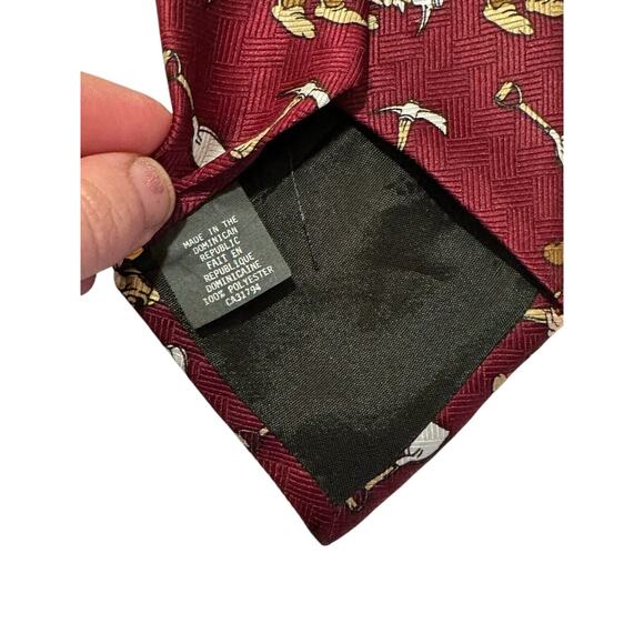 Disney Snow White And The Seven Dwarfs Diamonds Cartoon Vintage Necktie - Picture 6 of 7